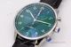 Swiss Replica IWC Schaffhausen Portugieser Green Dial Men Watch ZF Factory (2)_th.jpg